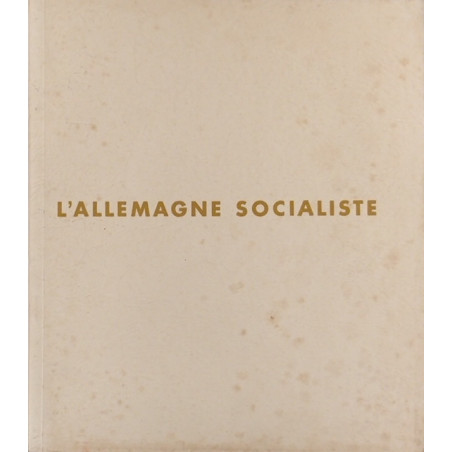 Livre L'Allemagne socialiste,Deutscher Verlag et10