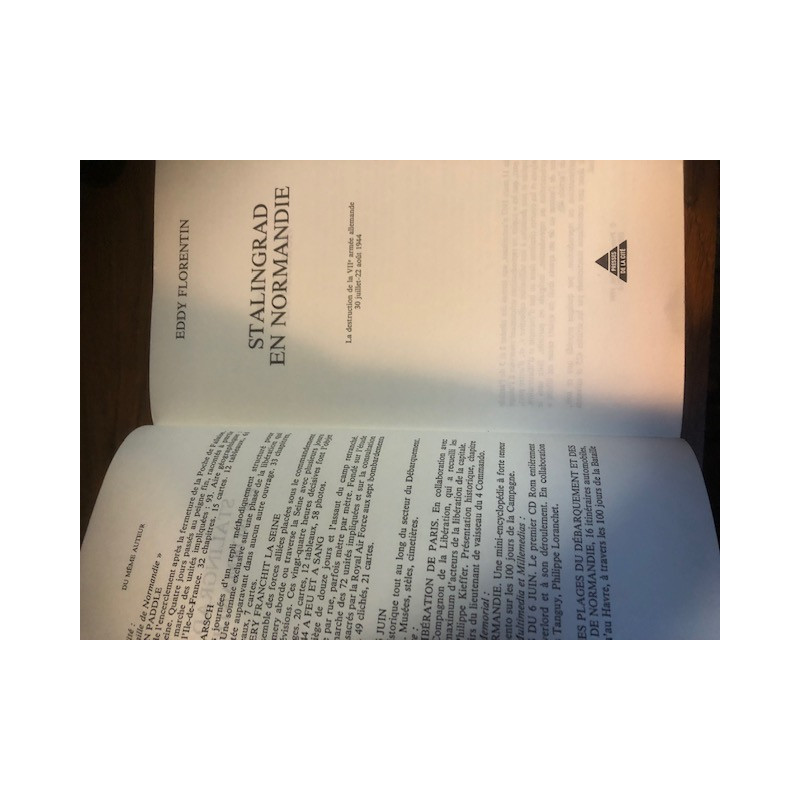 Livre Stalingrad en Normandie d'Eddy Florentin et12