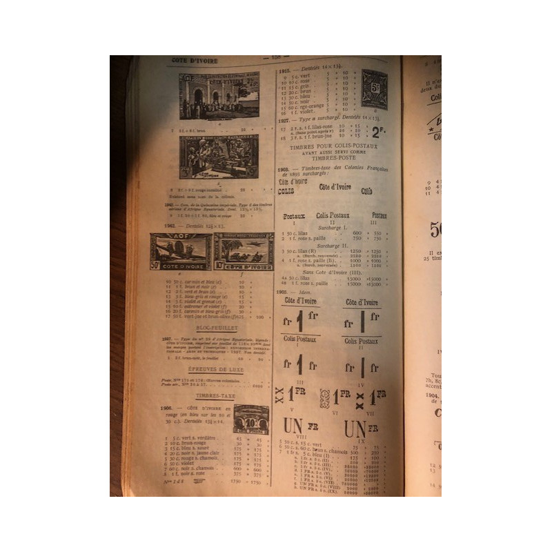 Catalogue de Timbres-Poste Yvert & Tellier - I France 1956 et12