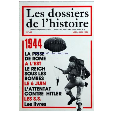 Livre les dossiers de l'histoire No49 - MaiJuin 1984 et13