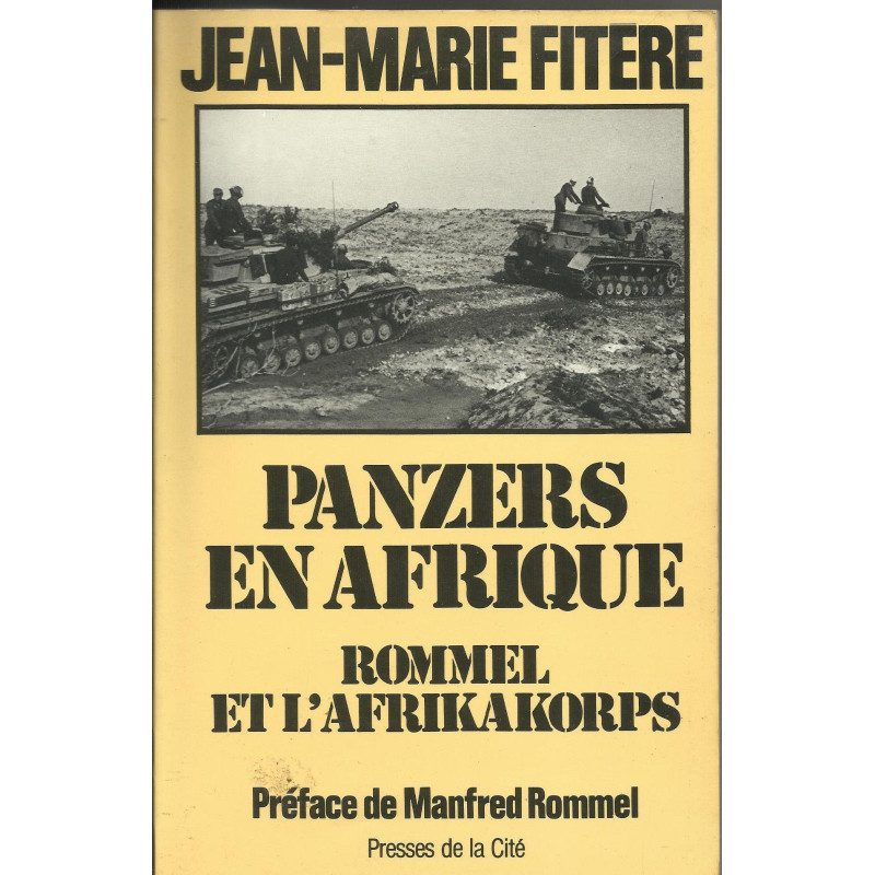 Livre panzers en Afrique de J.-M. Fitère et13