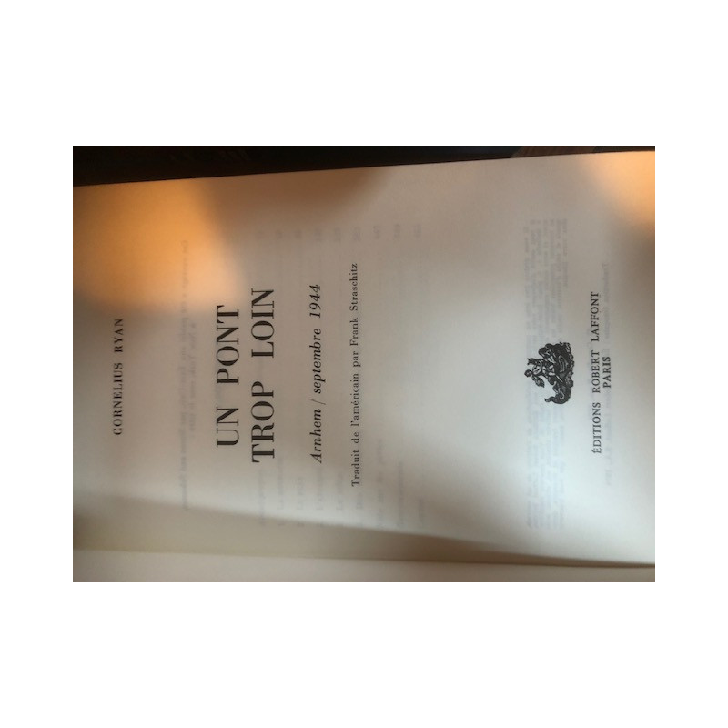 Livre Un pont trop loin de C. Ryan et11