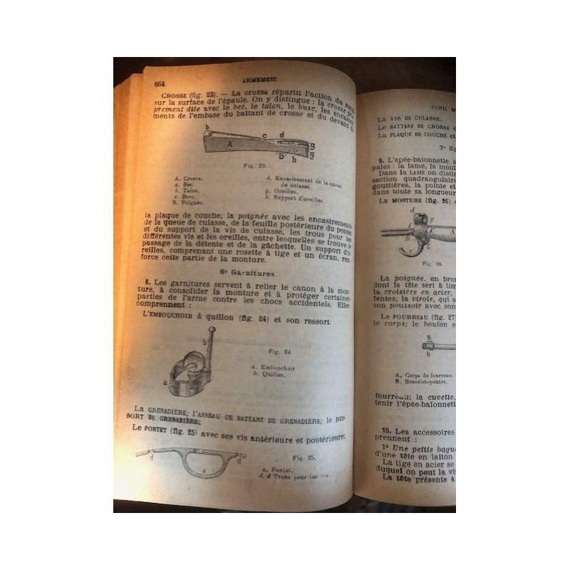 Livre L'infanterie en un volume Manuel d'instruction militaire - 1914 et11