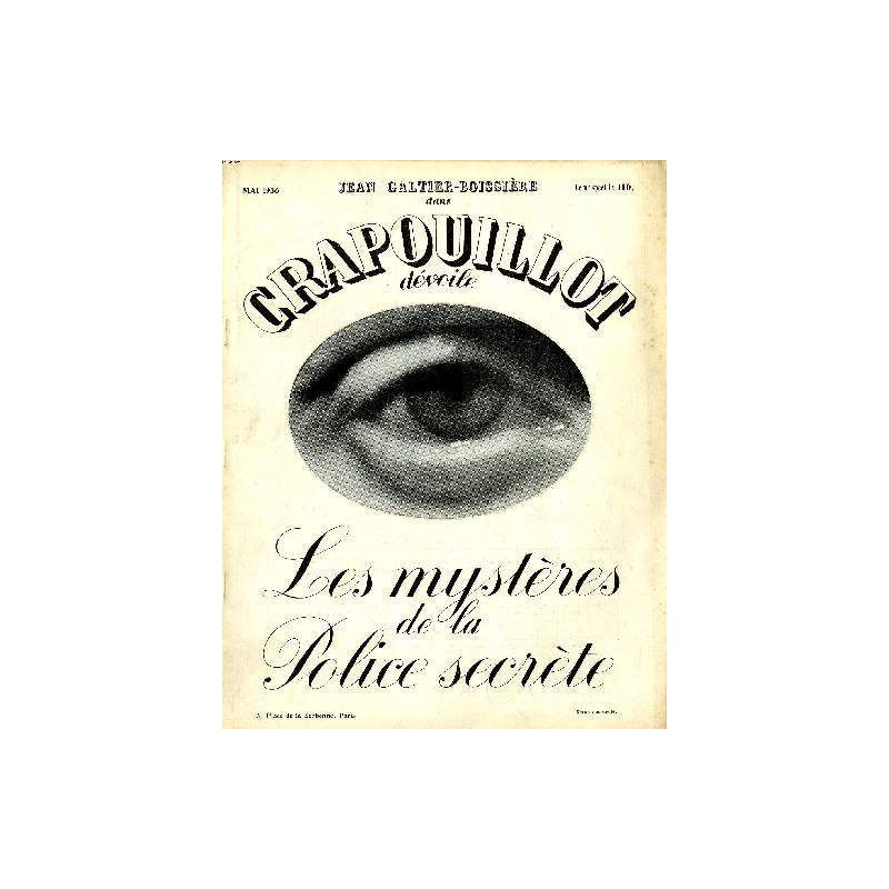 Livre Crapouillot - Les mysteres de la Police Secrète mai 1936 - et11