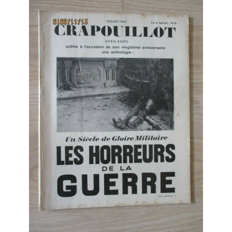 Livre Crapouillot - Les horreurs de la guerre juillet 1935 - et11