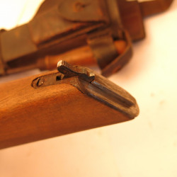 Etui crosse bois avec cuir original pistolet C96 MAUSER modèle 1912 -1916 Ref ma124