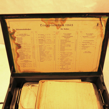 Boite Chirurgien Allemand WH  1943 Truppenbesteck 