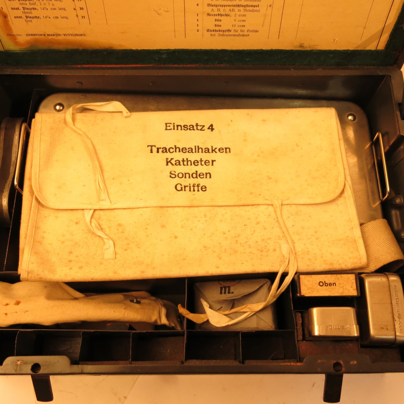 Boite Chirurgien Allemand WH  1943 Truppenbesteck 