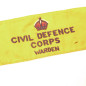 Brassard Anglais  Civil defense corps warden