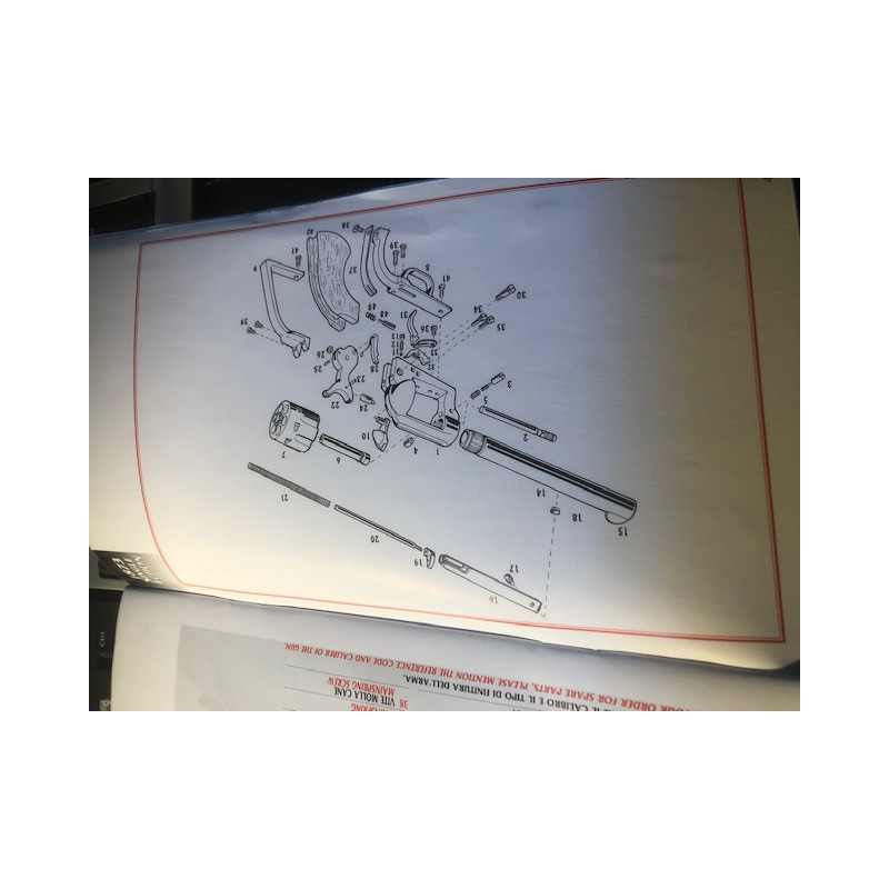 Instruction and safety Manual for 1873 Single Action Revolvers, Pietta, et16