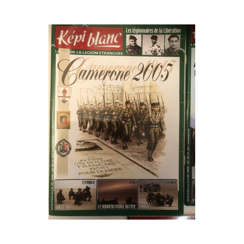 Revues Képi Blanc année 2005 (manque janv et mars) et16