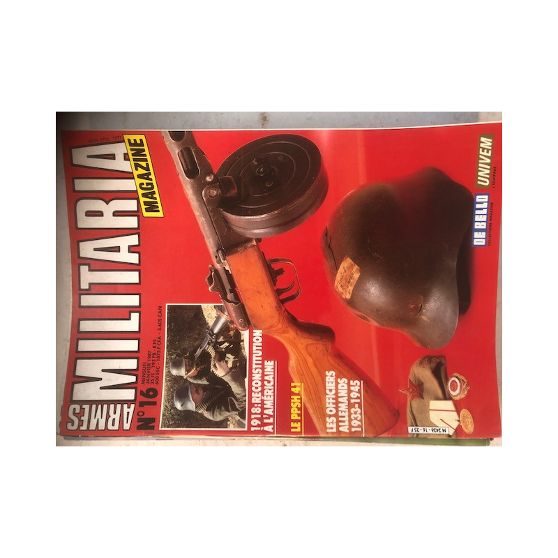 Magazine Armes Militaria No 16 et19