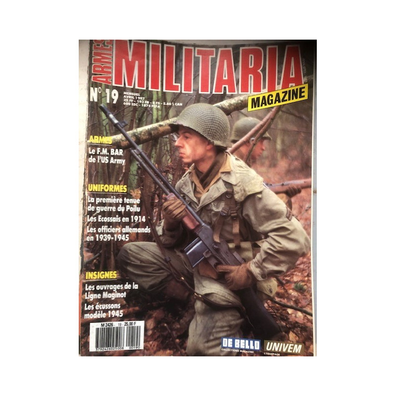 Magazine Armes Militaria No 19 et19