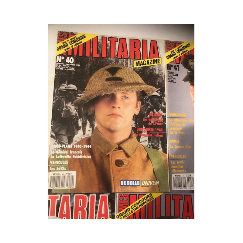 Pack Magazines Armes Militaria du No 40 à 49 et20