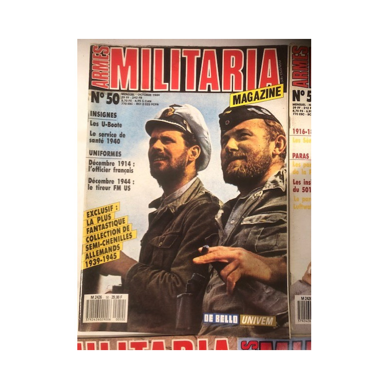 Pack Magazines Armes Militaria du No 50 à 60 et20
