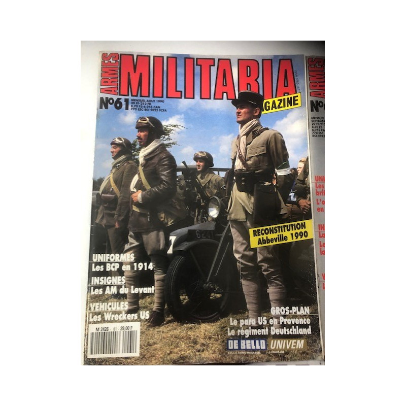 Pack Magazines Armes Militaria du No 61 à 69 et20
