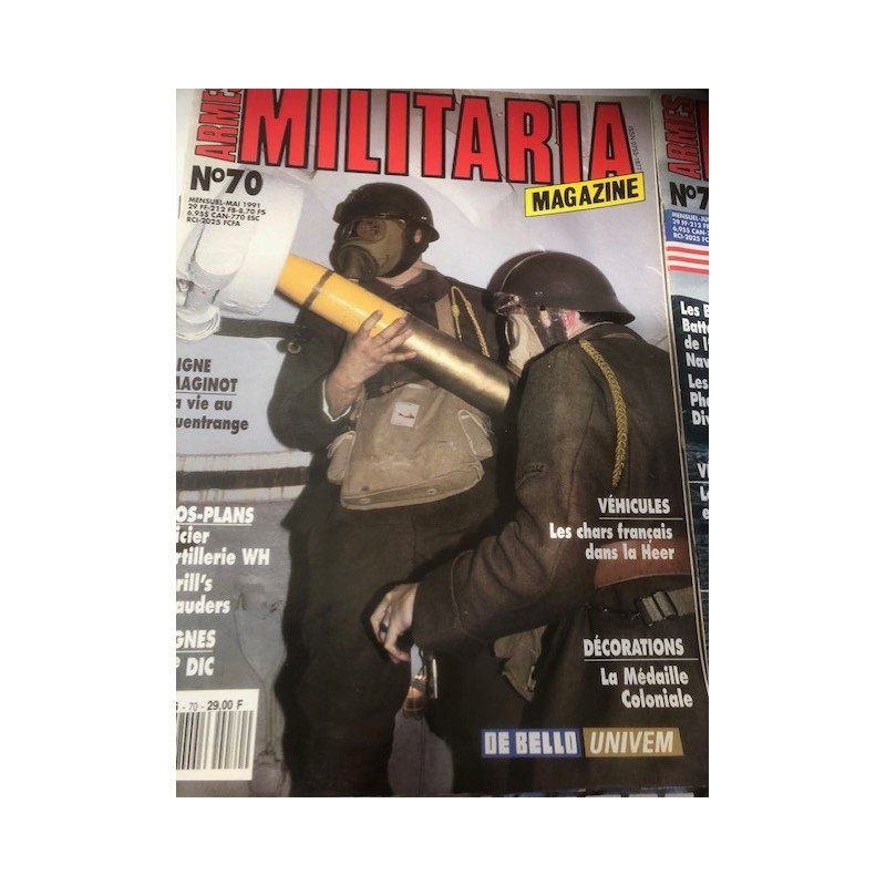 Pack Magazines Armes Militaria du No 70 à 79 et20