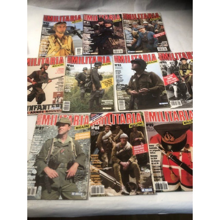 Pack Magazines Armes Militaria du No 80 à 89 et20