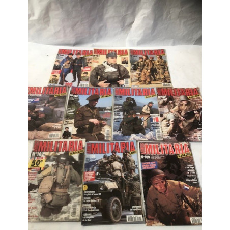 Pack Magazines Armes Militaria du No 100 à 109 et20