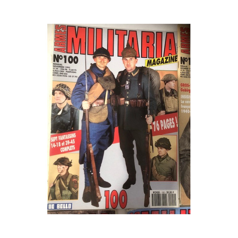 Pack Magazines Armes Militaria du No 100 à 109 et20