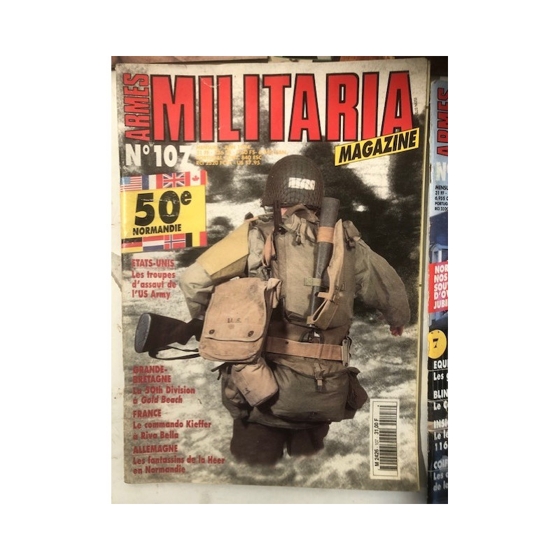 Pack Magazines Armes Militaria du No 100 à 109 et20