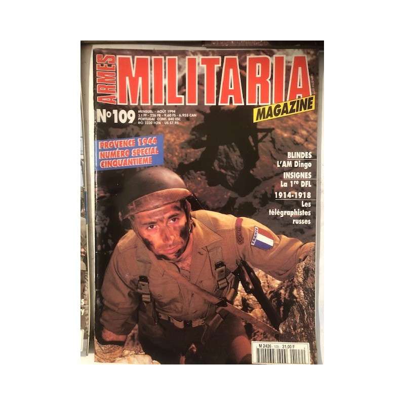 Pack Magazines Armes Militaria du No 100 à 109 et20