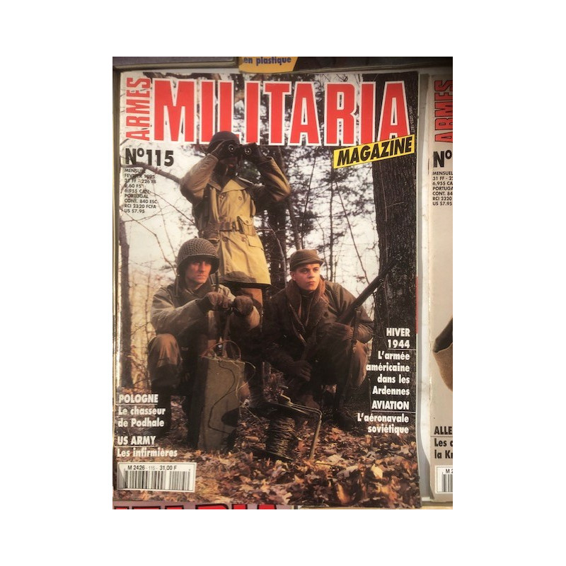 Pack Magazines Armes Militaria du No 110 à 119 et20