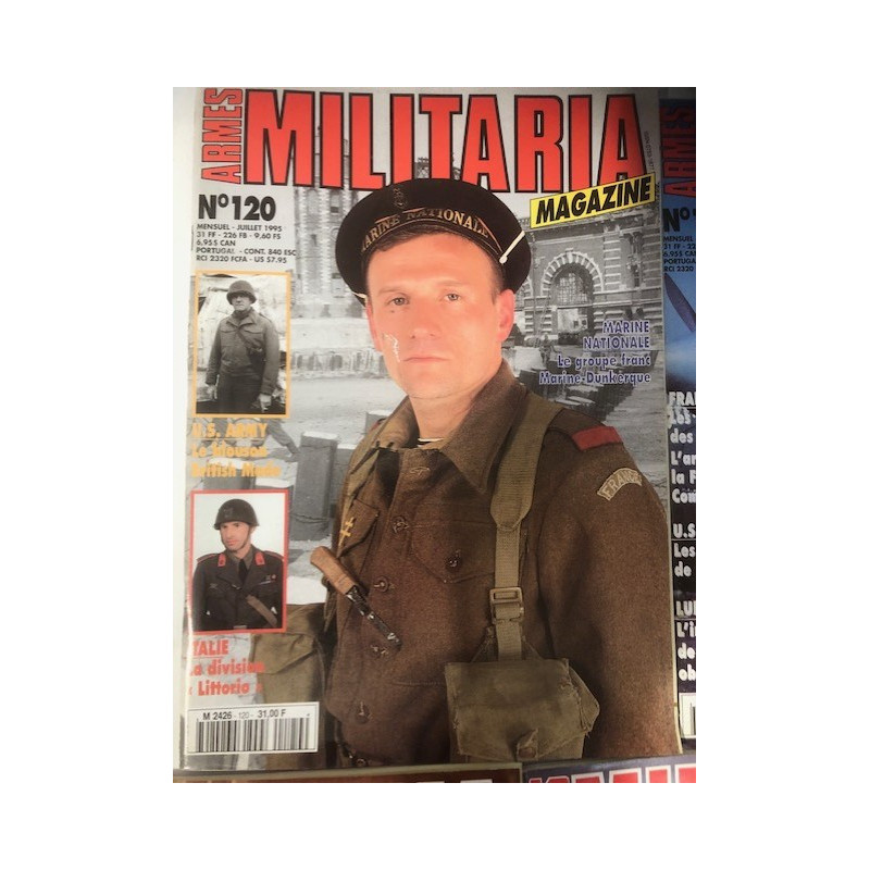 Pack Magazines Armes Militaria du No 120 à 129 et20
