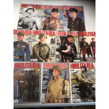 Pack Magazines Armes Militaria du No 140 à 149 et20