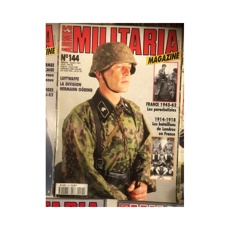 Pack Magazines Armes Militaria du No 140 à 149 et20