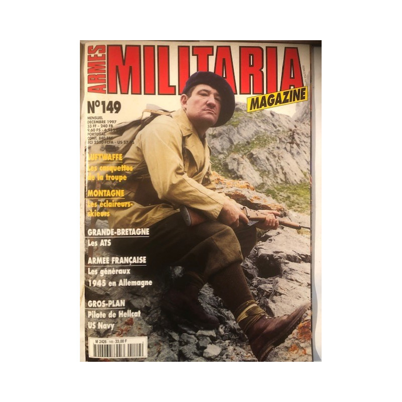 Pack Magazines Armes Militaria du No 140 à 149 et20