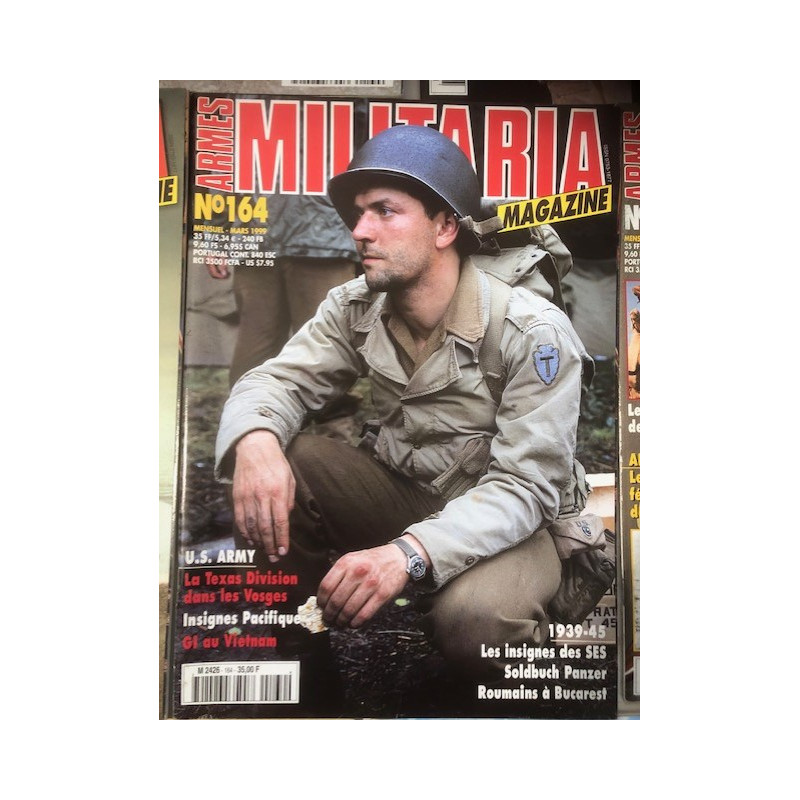 Pack Magazines Armes Militaria du No 160 à 169 et20