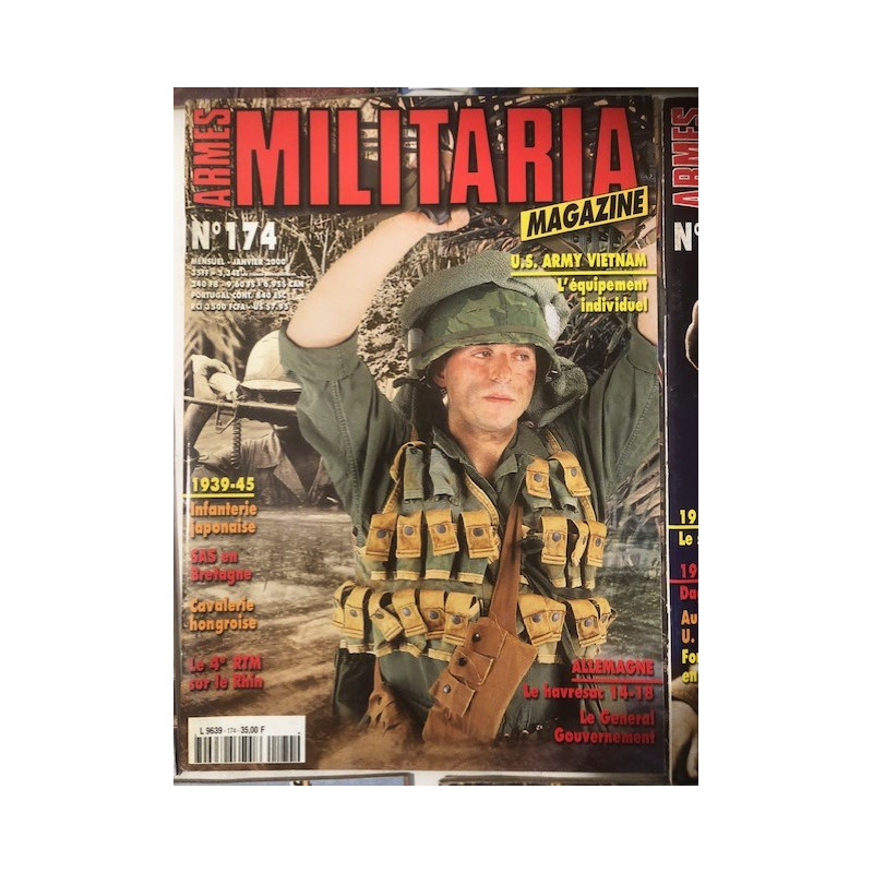 Pack Magazines Armes Militaria du No 170 à 179 et19
