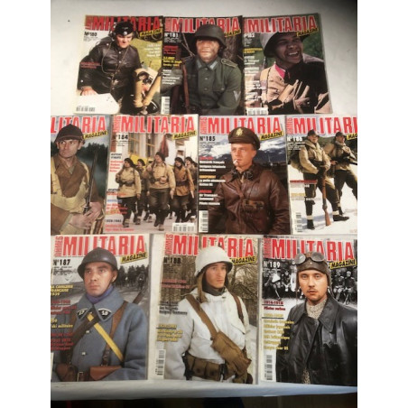 Pack Magazines Armes Militaria du No 180 à 189 et19