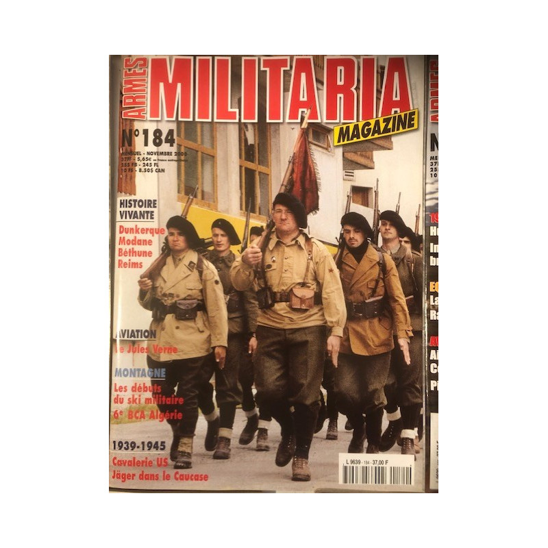 Pack Magazines Armes Militaria du No 180 à 189 et19