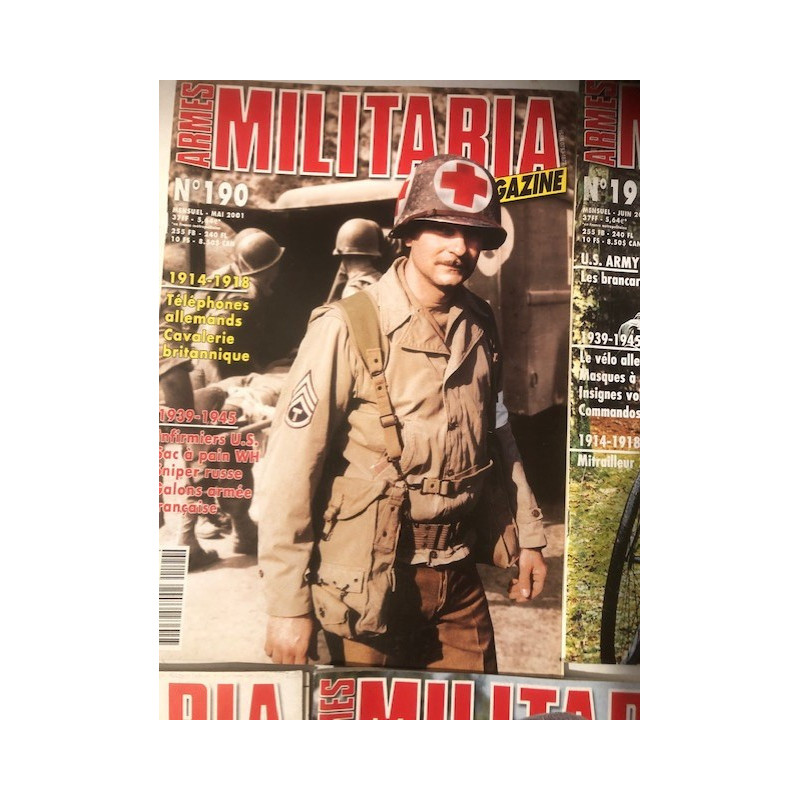Pack Magazines Armes Militaria du No 190 à 199 et19