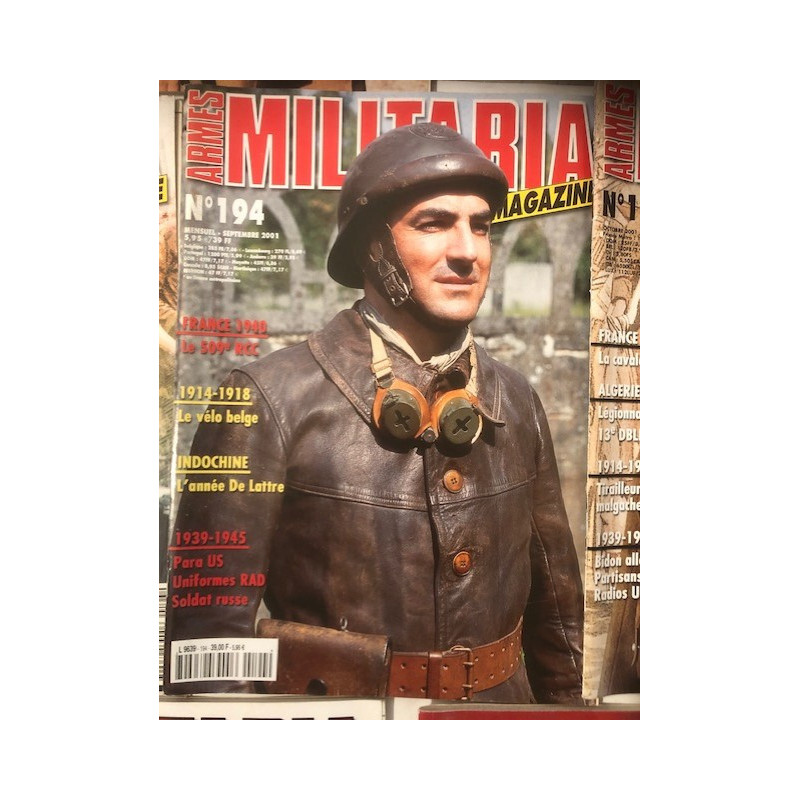 Pack Magazines Armes Militaria du No 190 à 199 et19