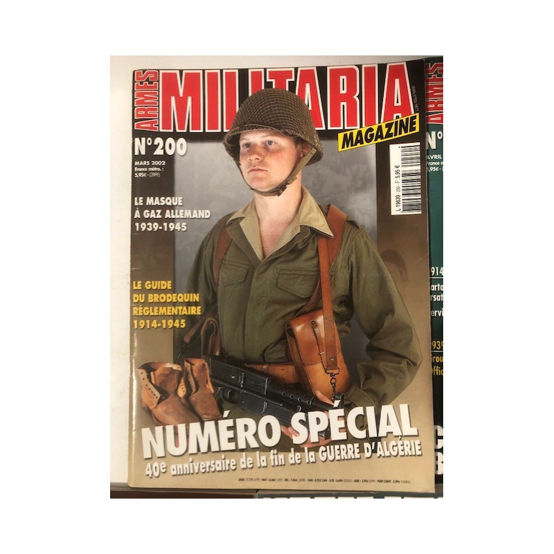 Pack Magazines Armes Militaria du No 200 à 209 et19
