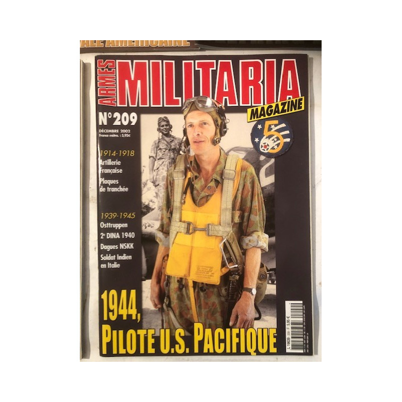 Pack Magazines Armes Militaria du No 200 à 209 et19