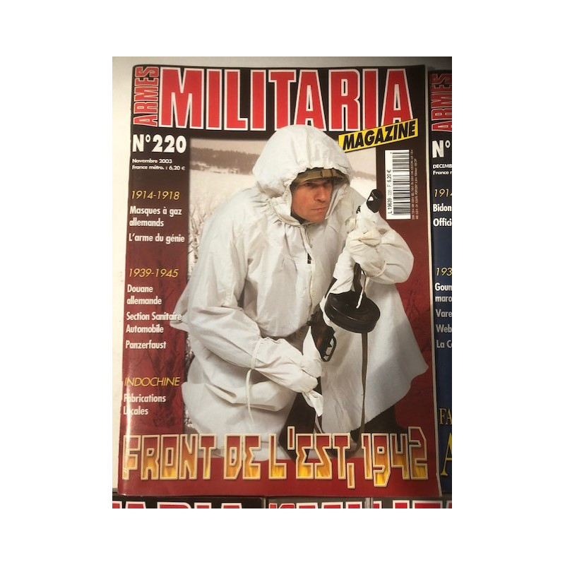 Pack Magazines Armes Militaria du No 220 à 229 et19