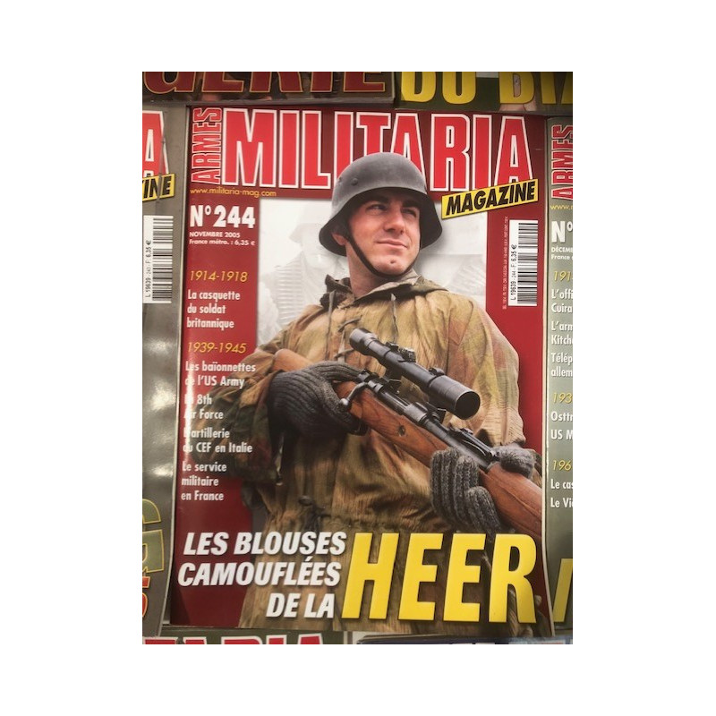 Pack Magazines Armes Militaria du No 240 à 249 et19