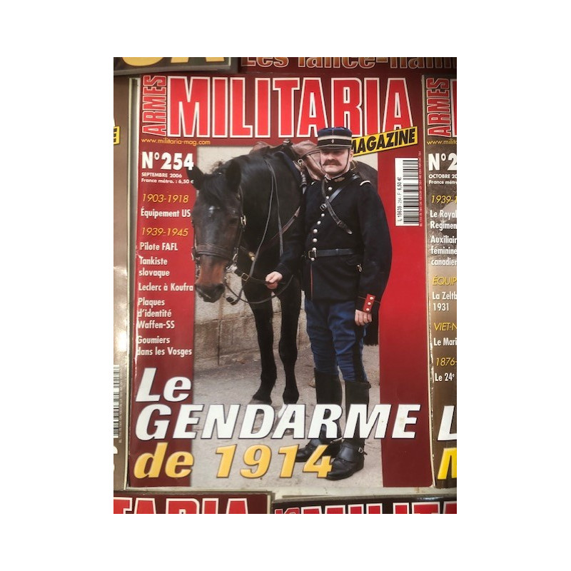 Pack Magazines Armes Militaria du No 250 à 259 et19