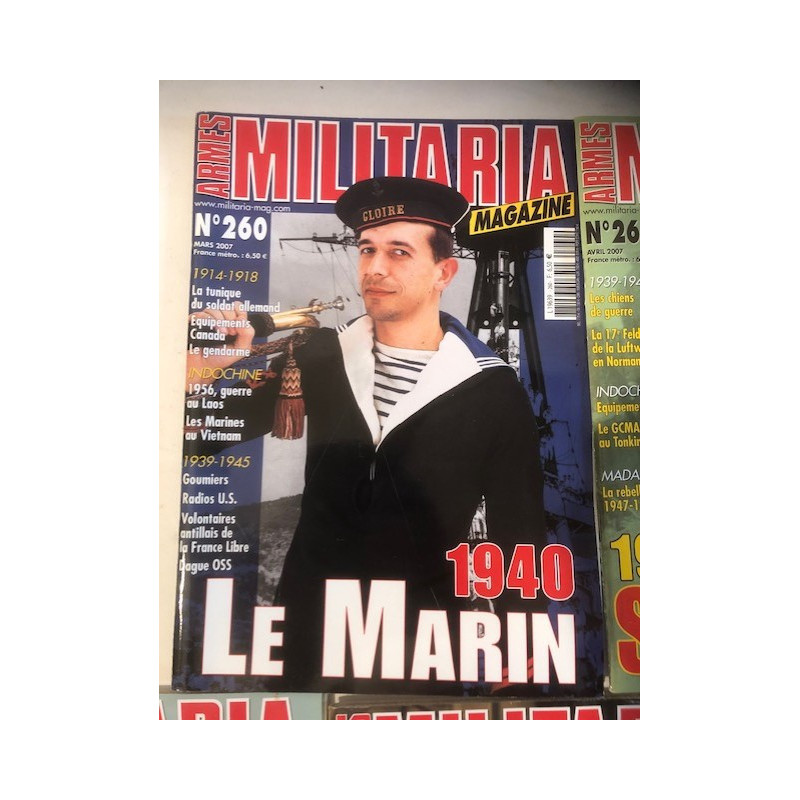 Pack Magazines Armes Militaria du No 260 à 269 et19