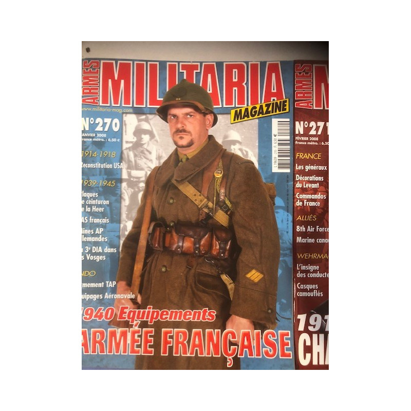 Pack Magazines Armes Militaria du No 270 à 279 et19