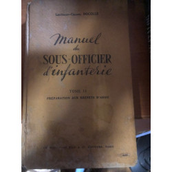 Manuel du sous officier...