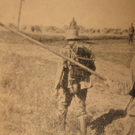 Rare derouleur  Pionnier Wh Allemand 39/45 Ref Pi44