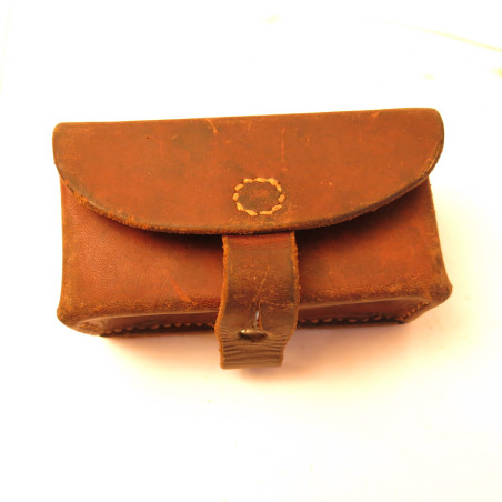 Pochette cuir nue de nettoyage Suisse Luger P08 ref cu558