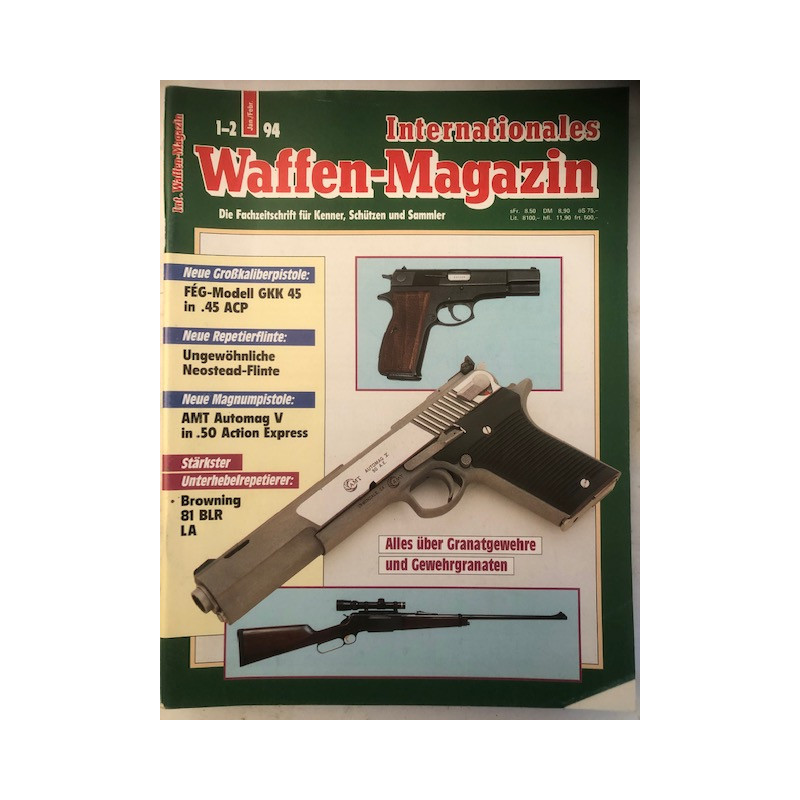 Revue Internationales Waffen-Magazin 1-2 Janv 94 et21