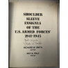 Livre Shoulder Sleeve Insignia of the U.S.Armed Forces 1941.1945 par R.W. Smith et21