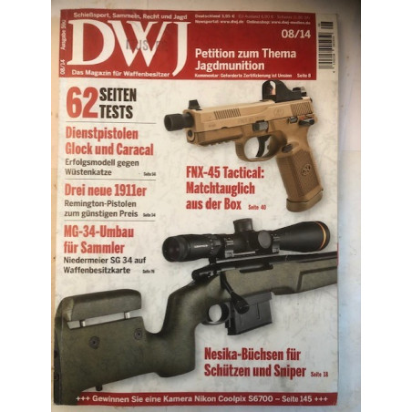 Revue DWJ 08/14 - Petition zum Thema Jagdmunition et21